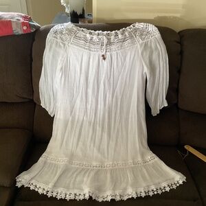 White soft shirt/dress